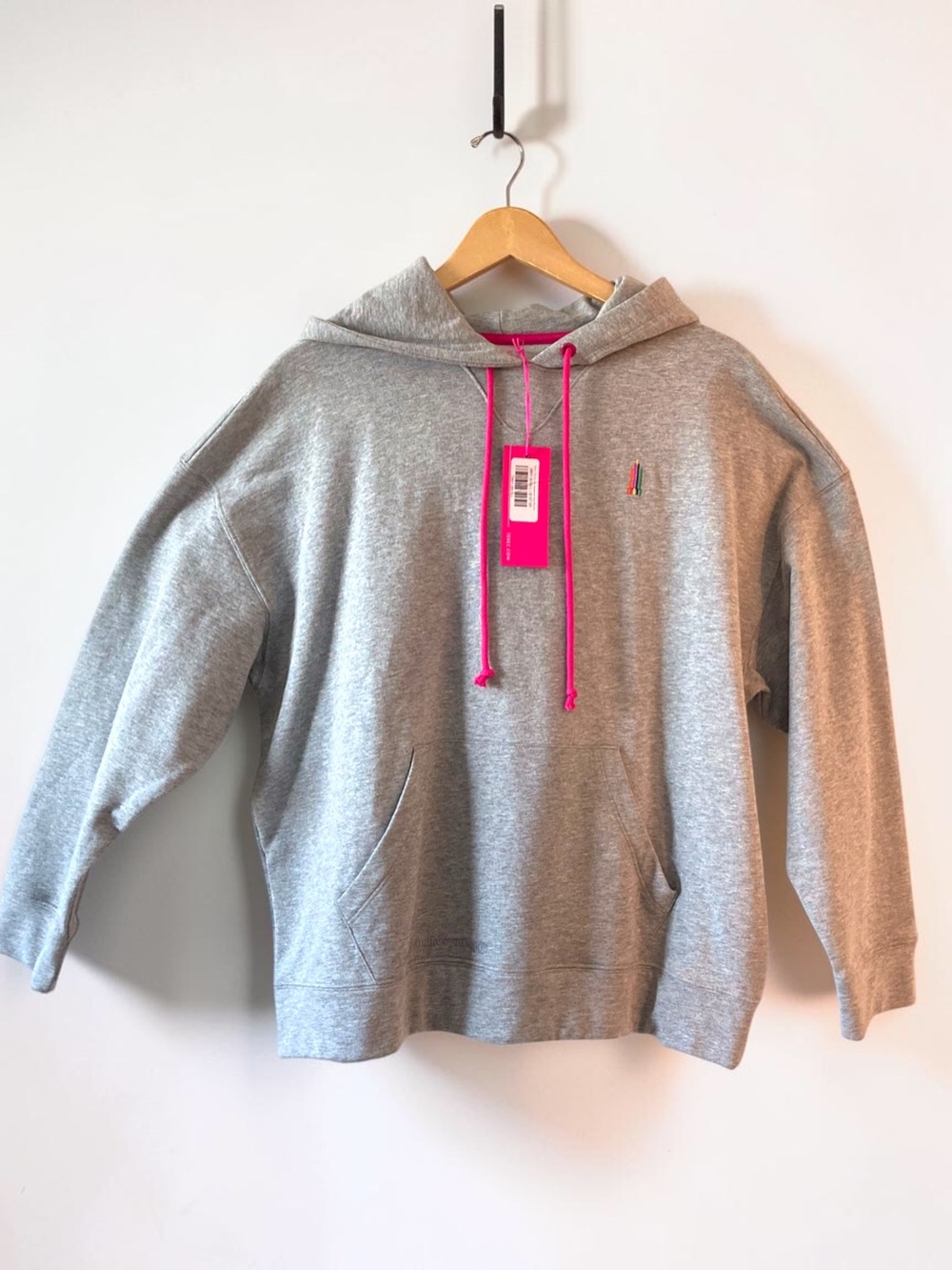 Terez x NY Forever Heathered Gray Hoodie large NYC